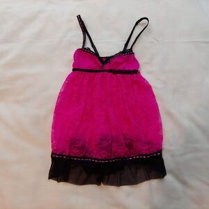Womens S Pucker Up‎ lingerie purple black lace
